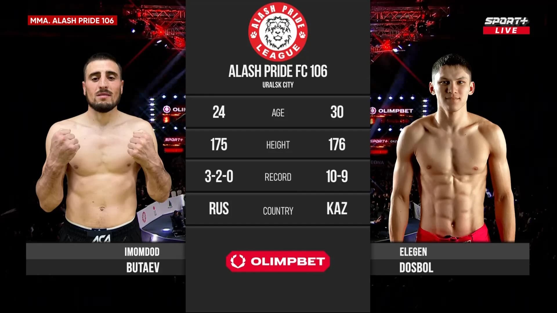 Alash Pride 106: Elegen vs Butaev