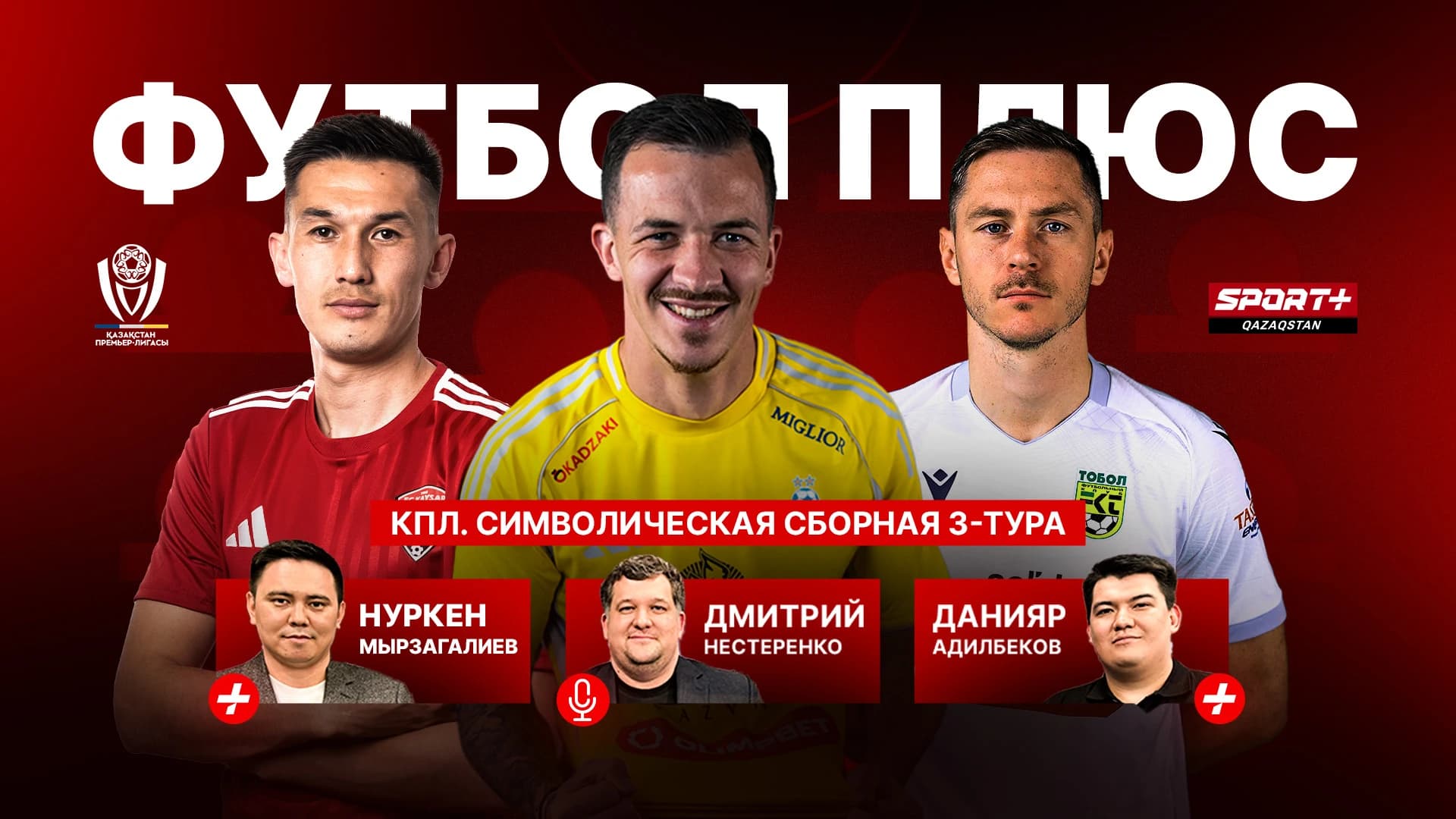 Футбол плюс: Символическая сборная 3 тура
