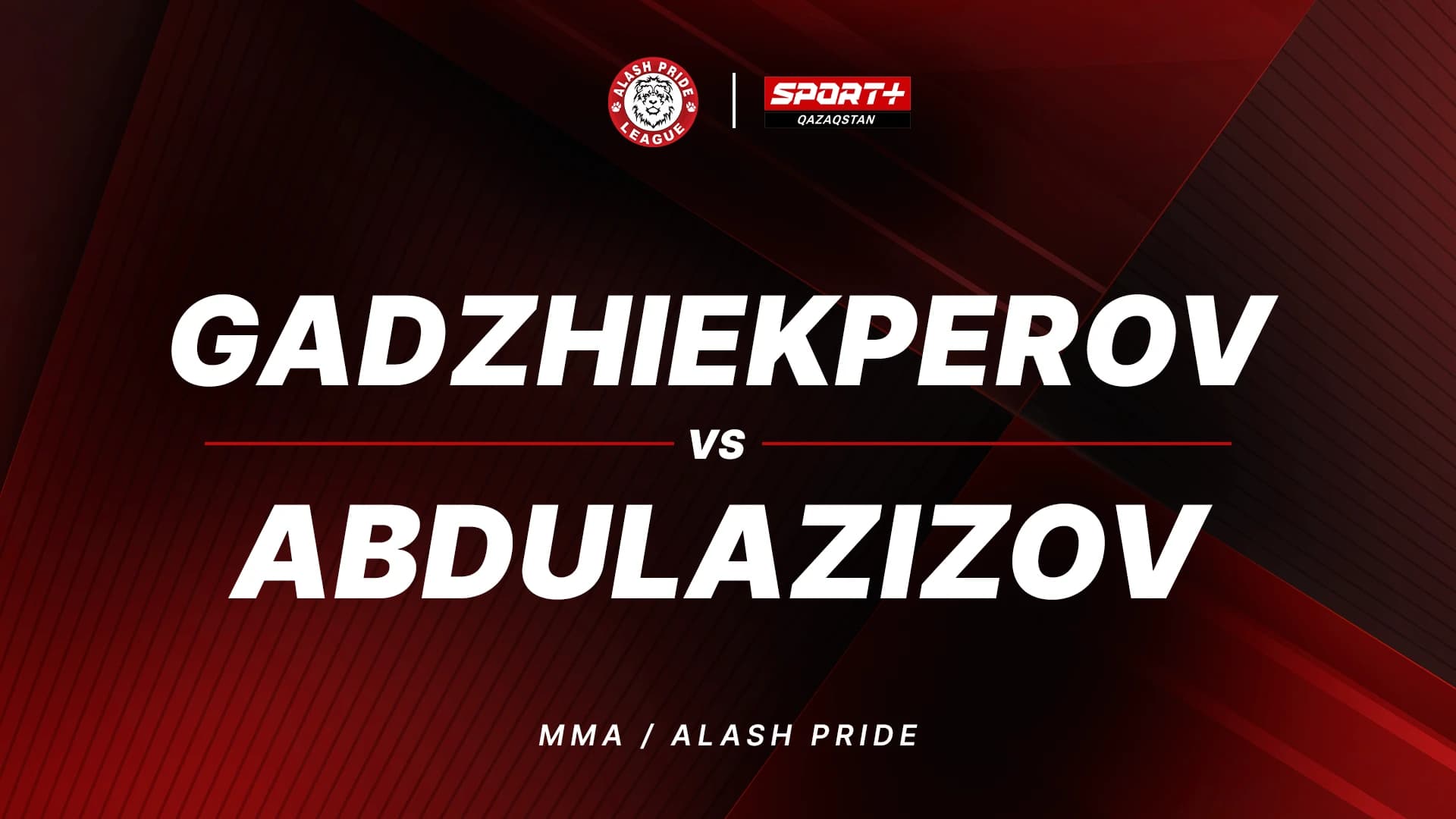 Alash Pride FC 99: Gadzhiekperov vs Abdulazizov