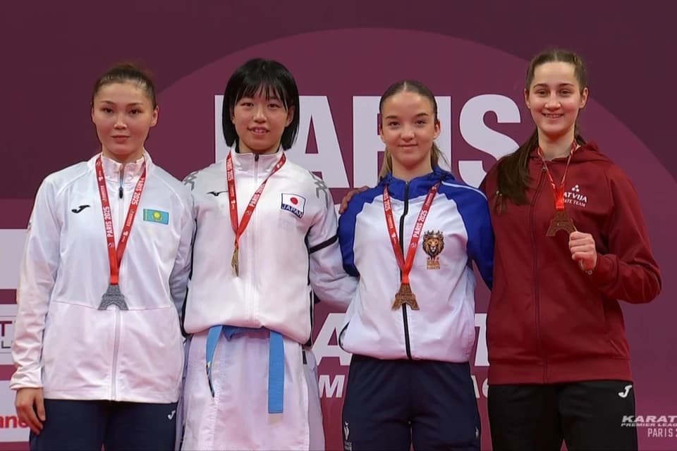 Асель Канай выиграла серебро Karate Premier League (видео)