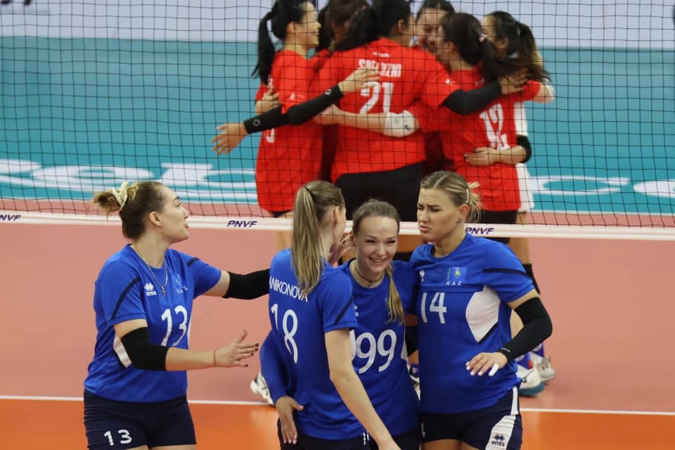 Казахстанские волейболистки стартовали с победы на AVC Challenge Cup в Маниле