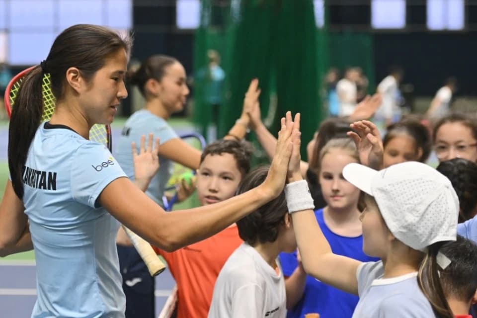 Теннис жұлдыздары мен жас таланттар: Астанадағы ұмытылмас «Kids Day»