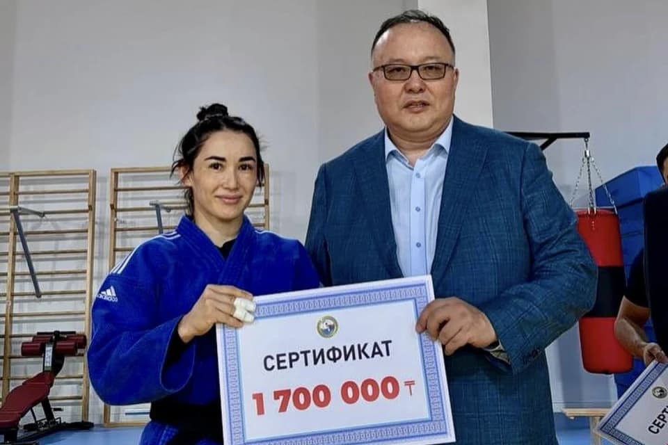 Дзюдошылар марапатталды