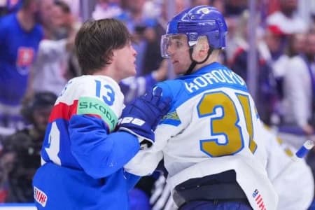 Казахстан крупно проиграл Словакии во втором туре чемпионата мира
