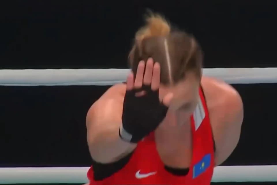 Валентина Хальзова отпраздновала танцем победу чемпионата РК-2024 по боксу