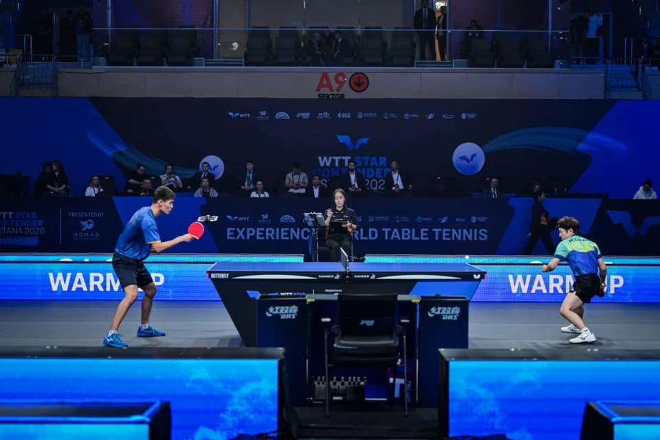 В Астане стартовал турнир WTT STAR CONTENDER ASTANA 2026 – PRESIDENT’S CUP