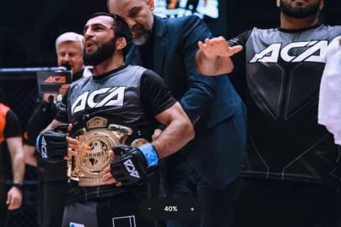 Курбан Гаджиев защитил пояс чемпиона АСА (видео)