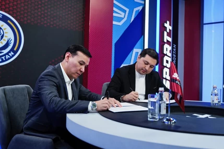 Sport+ Qazaqstan телеарнасы Қазақстан футбол федерациясымен ынтымақтастық туралы меморандумға қол қойды