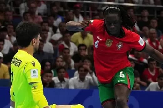 Футзалдан әлем чемпионаты: Португалия Тәжікстанды әрең жеңді