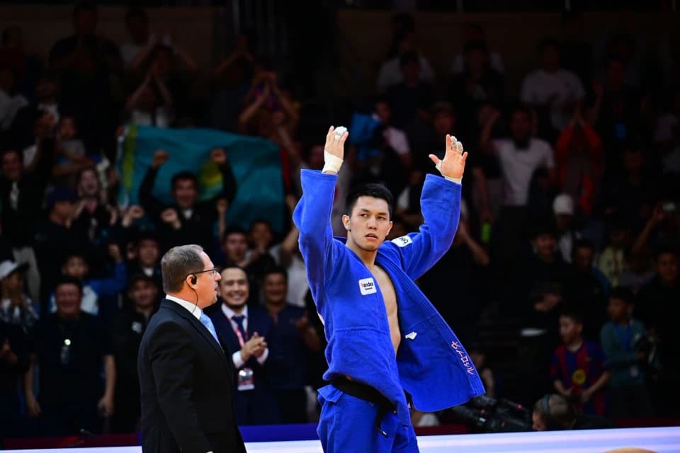 Жалгас Кайролла — чемпион Qazaqstan Barysy Grand Slam по дзюдо!