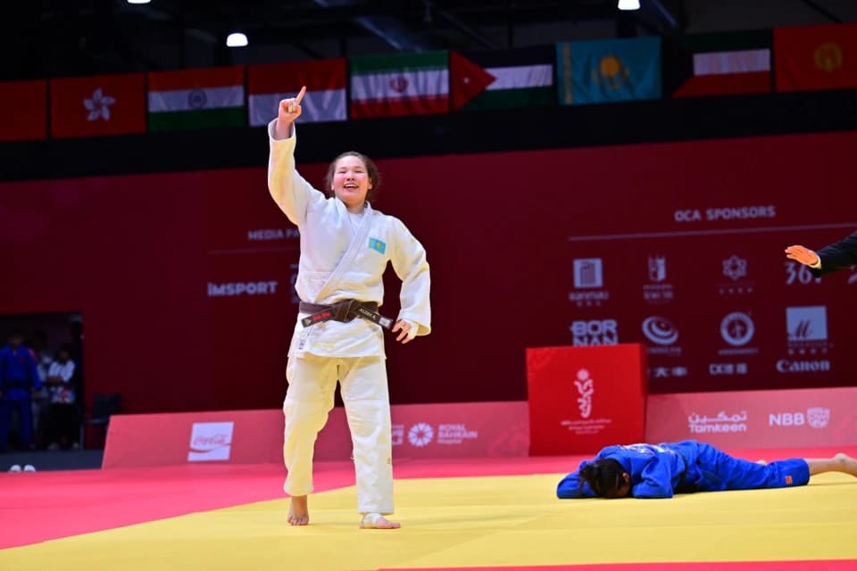 Дзюдошы Айша Алтай жасөспірімдер Азиадасында чемпион атанды