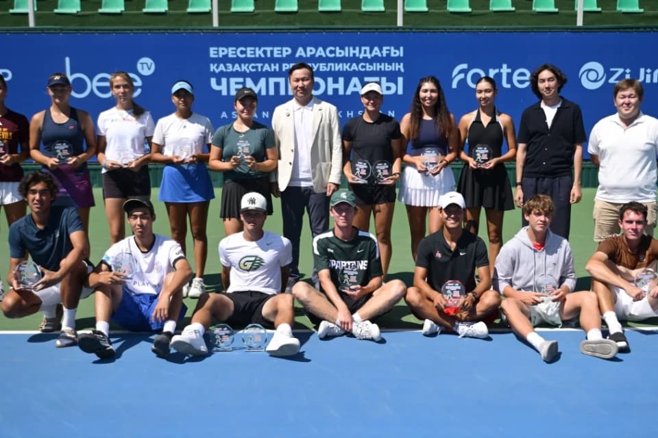 Определились победители Летнего чемпионата Казахстана по теннису