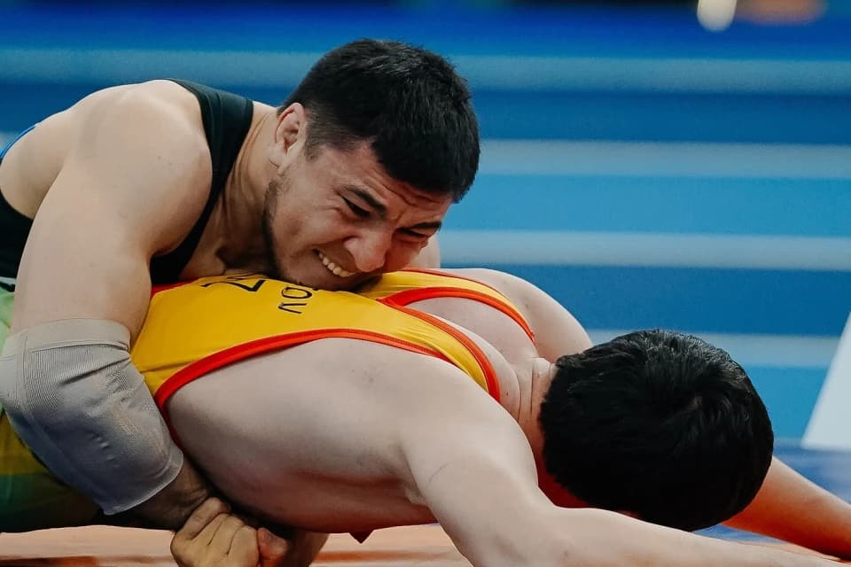 Даулетбеков и Ко. Завершилась программа вольной борьбы на Кубке РК (видео)