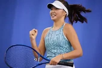Аружан Сагандикова вышла в четвертьфинал турнира ITF в Тунисе