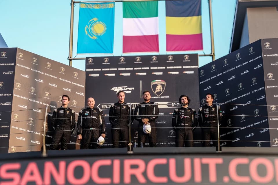 Artline Kazakhstan завоевала подиум на финальном этапе Lamborghini Super Trofeo Europe в Мизано
