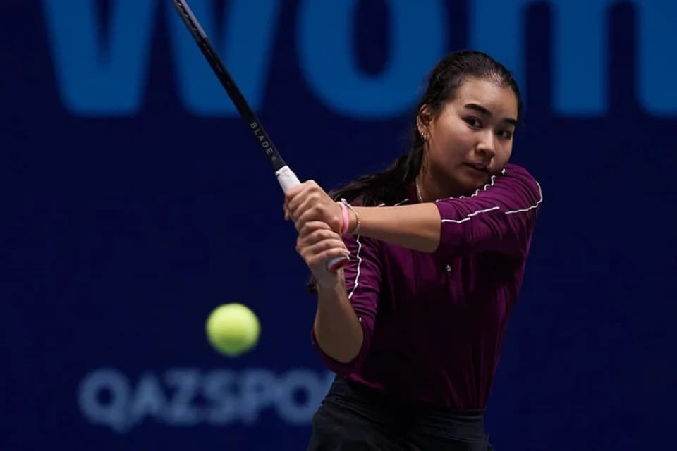 Кенжебаева ITF турнирінің Астана кезеңінде ширек финалға шықты (видео)