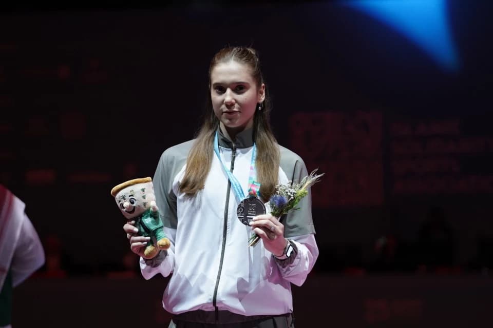 София Актаева семсерлесуден жасөспірімдер арасындағы Азия чемпионатында қола медаль алды