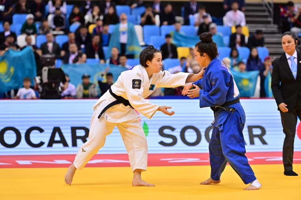 Дзюдоистка Галия Тынбаева сразится за выход в четвертьфинал Grand Slam в Астане