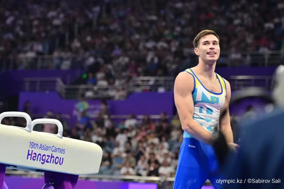 Нариман Құрбанов спорттық гимнастикадан әлем кубогі кезеңінде алтын алды