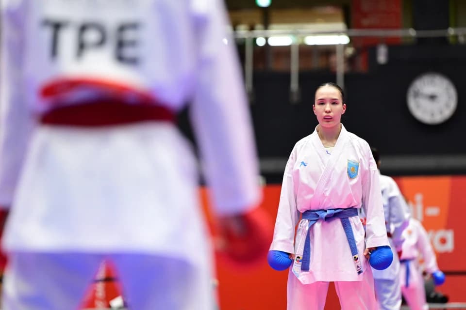 Белла Самашева завоевала бронзовую медаль в карате на Азиатских играх