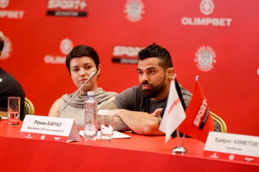 UFC-дің бұрынғы чемпионы Ренан Баррао Оспановпен болатын жекпе-жек туралы: Мен күн сайын жаттығамын, мен дайынмын