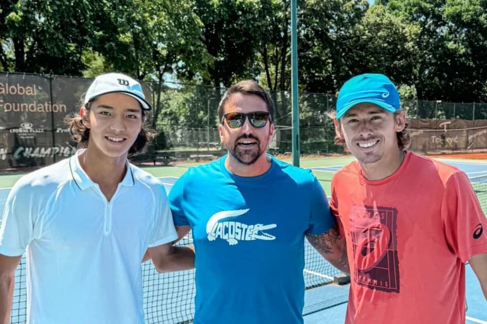 Амир Омарханов потренировался с теннисистом из топ-10 рейтинга ATP