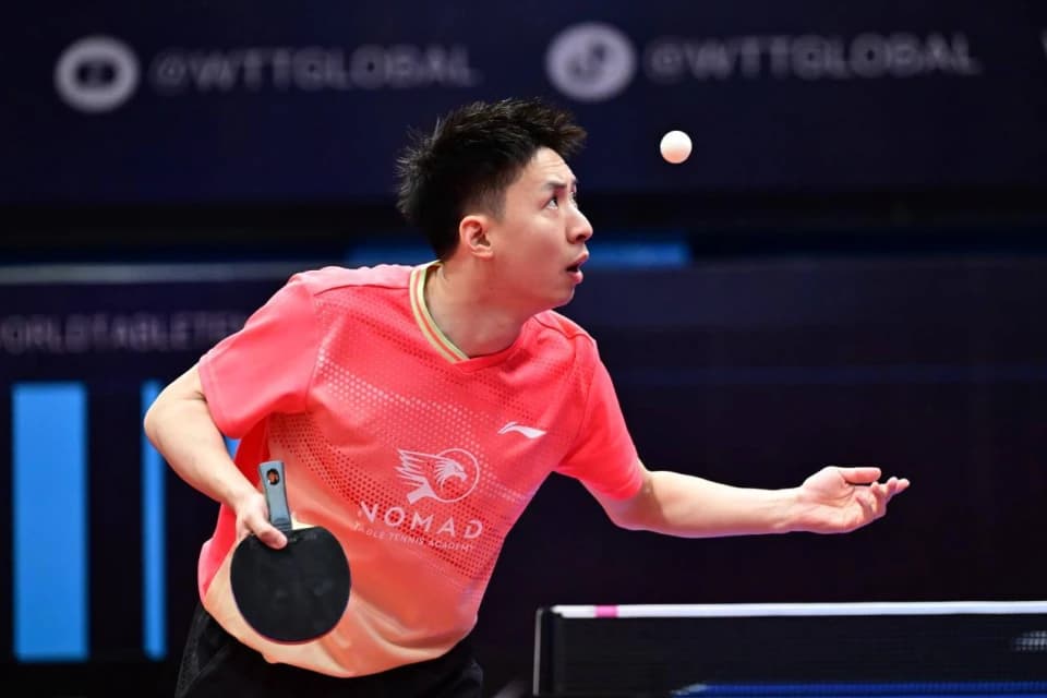 Фанг Бо вышел в четвертьфинал турнира WTT Contender Almaty