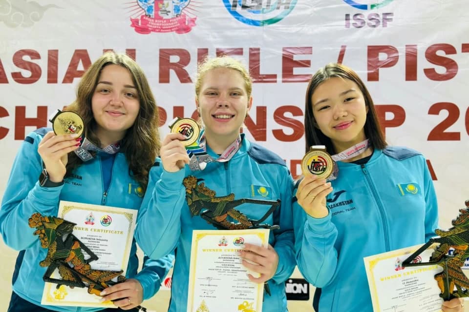 Сборная Казахстана выиграла еще 4 медали на чемпионате Азии
