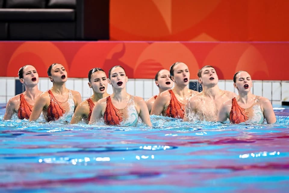 Сборная Казахстана по артистическому плаванию выиграла бронзу Азиады