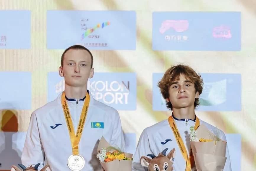 Қазақстан құзға өрмелеуден жасөспірімдер арасындағы Азия чемпионатында екі қола жүлдеге ие болды