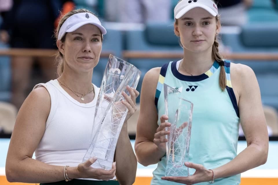 Казахстанка Елена Рыбакина поднялась на второе место в чемпионской гонке WTA
