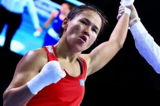 Жайна Шекербекова с разгромом вышла в полуфинал чемпионата Казахстана по боксу (видео)