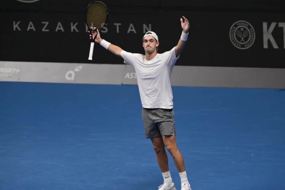 Теренс Атман одержал волевую победу и вышел в четвертьфинал Almaty Open