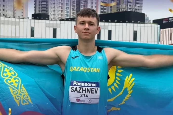 Максим Сажнев — Азия чемпионы және Қазақстан рекордшысы