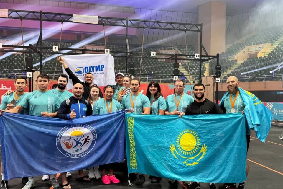 Сборная Казахстана по функциональному многоборью выиграла Чемпионат Азии