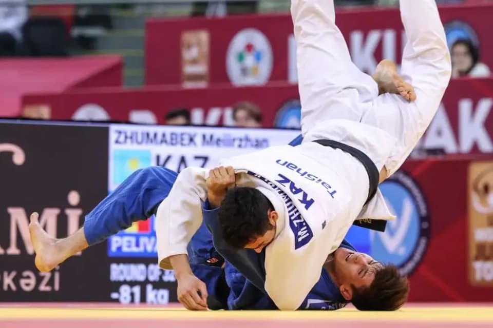 Ермухан Естай уступил на старте Grand Slam в Баку
