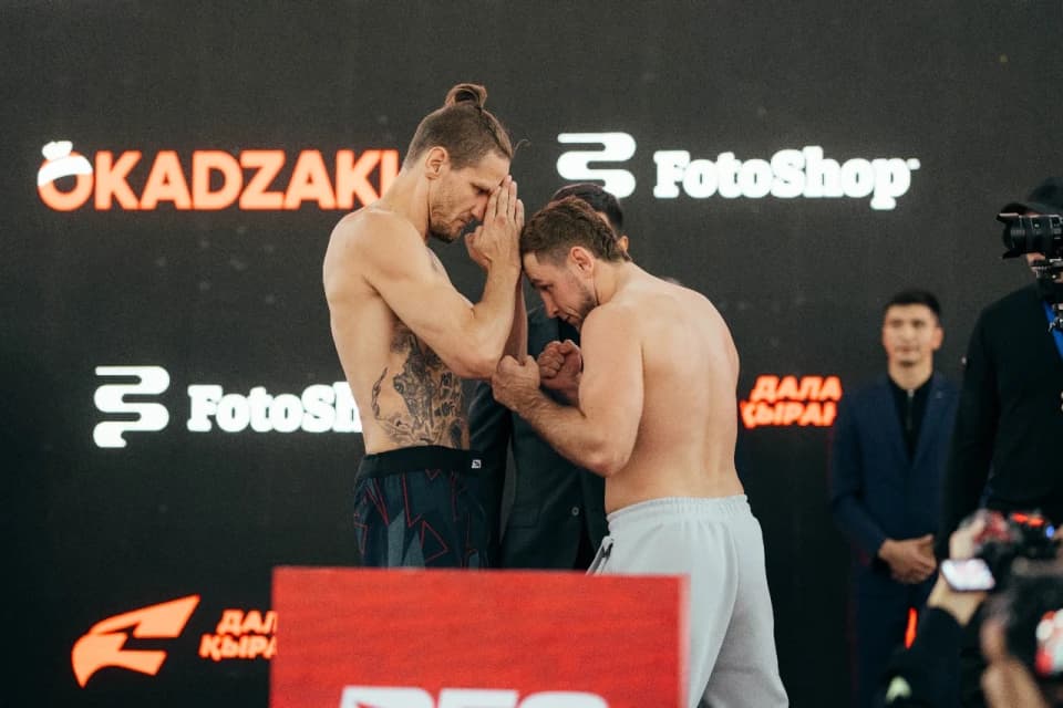 Василий Тахтай на первой минуте нокаутировал экс-бойца UFC и стал первым чемпионом Dala FC (ВИДЕО)