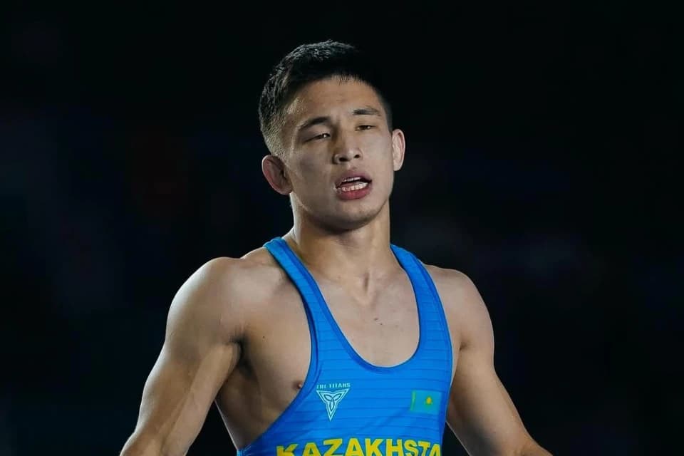 Адилет Алмухамедов победитель Кубка РК по борьбе (видео)
