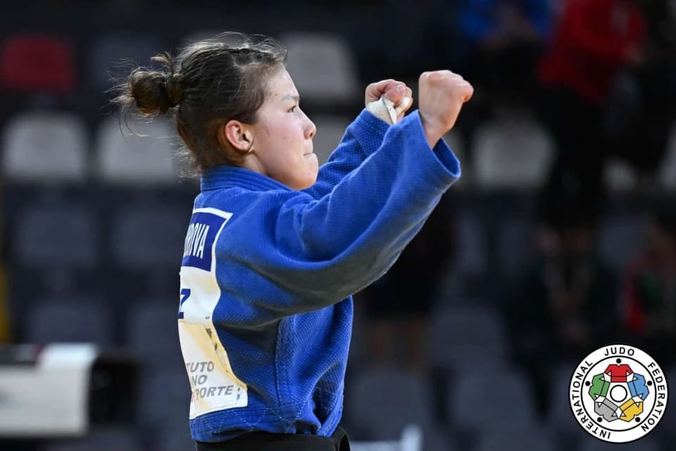 Дзюдоистка Дана Абдирова завоевала "серебро" юниорского чемпионата мира