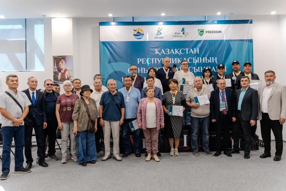 Названы призёры командного чемпионата Казахстана по шахматам среди сеньоров