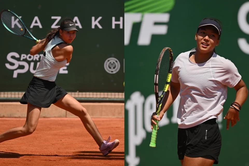 Еркежан Жанатаева мен Адия Омарбек Roland Garros Junior жарысының финалына мерзімінен бұрын шықты