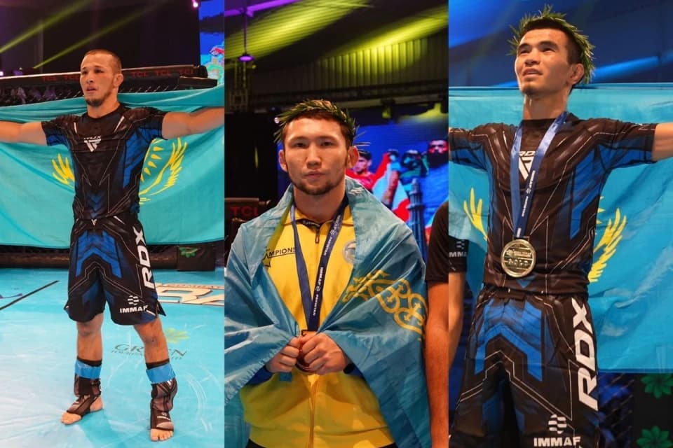 Казахстанские бойцы выиграли семь золотых медалей на чемпионате Азии по ММА