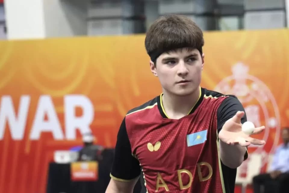 Үстел теннисінен Қазақстан ерлер командасы Азия чемпионатының үздік ондығына енді