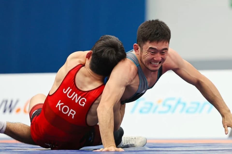 Қазақстандық спортшы грек-рим күресінен Азия чемпионатының финалына шықты