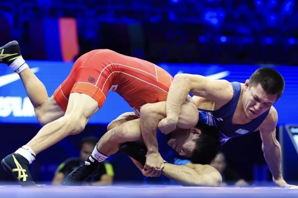 Определились последние чемпионы Казахстана по вольной борьбе (видео)