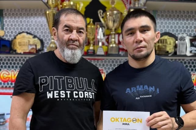 Дастан Амангельды подписал контракт с лигой OKTAGON