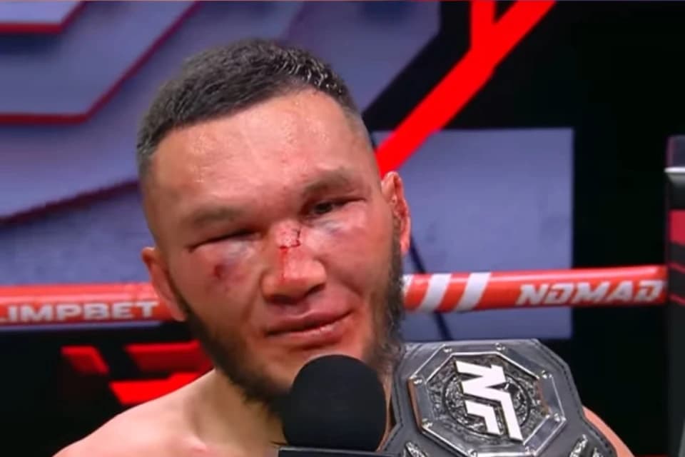 Жуман Жумабеков - обладатель титула лиги NOMAD FC (видео)