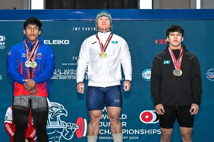 Қазақстан жасөспірімдер арасындағы әлем чемпионатында бес медаль жеңіп алды