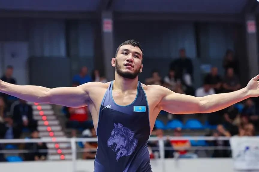 U20: Еркін күрес шебері Ризабек Айтмұхан әлем чемпионы атанды