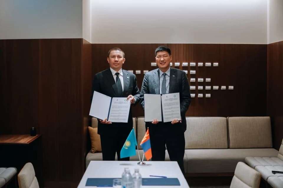НОК Казахстана и Монголии подписали Меморандум о сотрудничестве